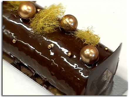 Recette Bûche de Noël Chocolat et Caramel - Blog de